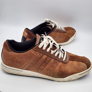 Adidas Adicross II Men’s Brown Spikeless Golf Shoes Size 12 VGUC